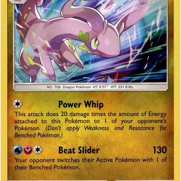 Goodra - 96/145 - Guardians Rising - Holo  Card Cavern Trading Cards, LLC