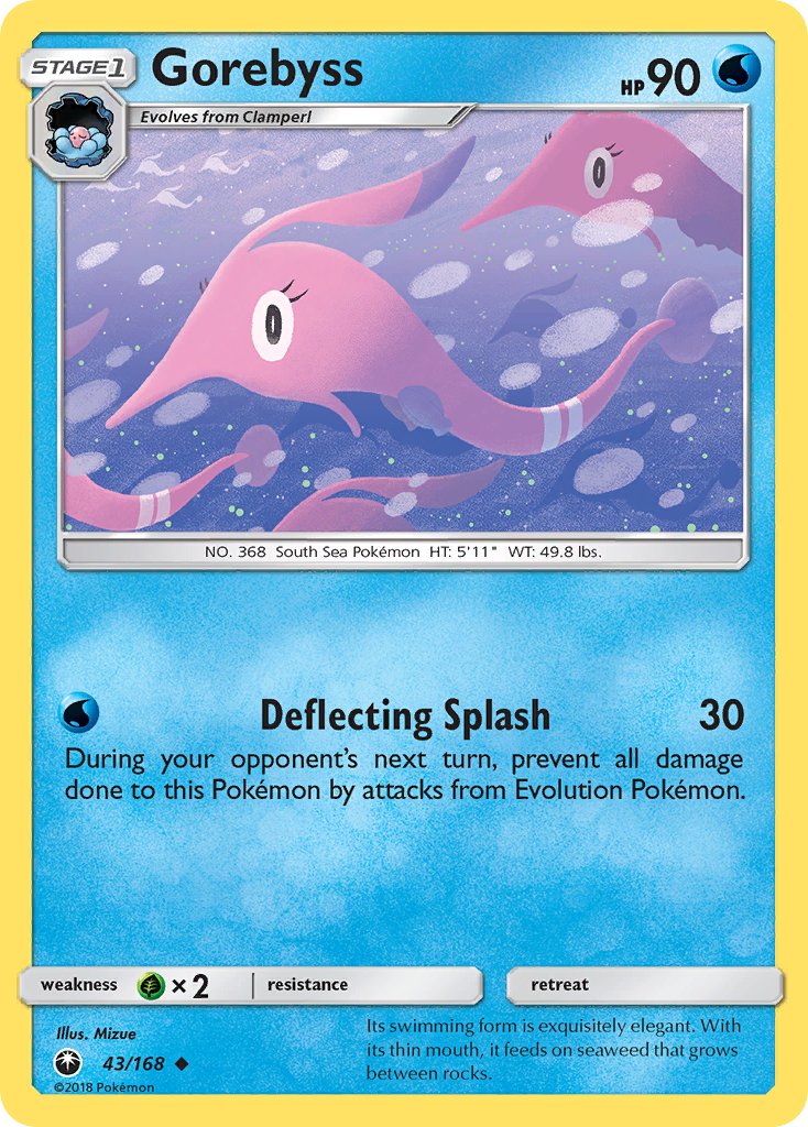 Gorebyss - 43/168 - Celestial Storm - Card Cavern