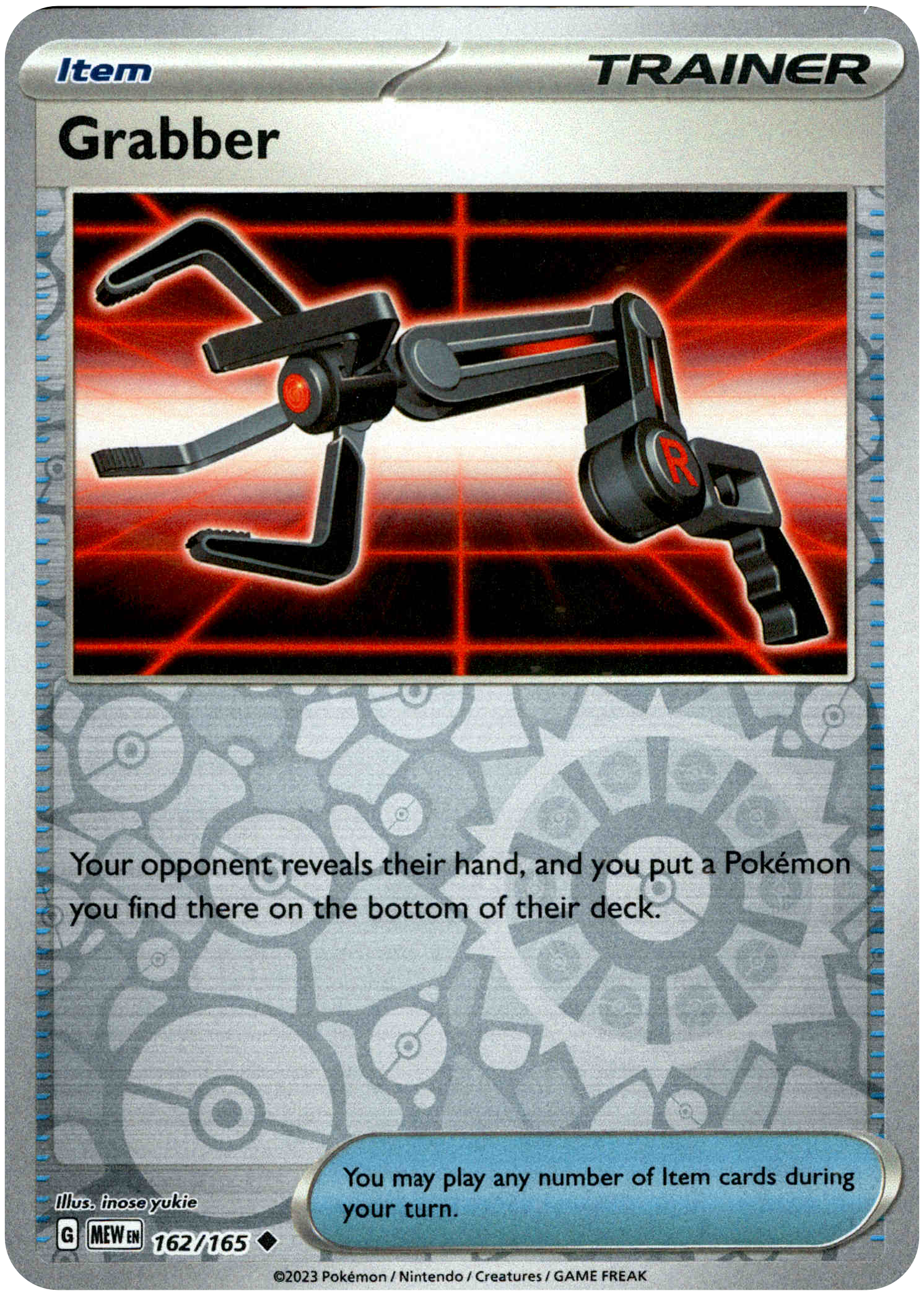 Grabber - 162/165 - Scarlet & Violet 151 - Reverse Holo - Card Cavern