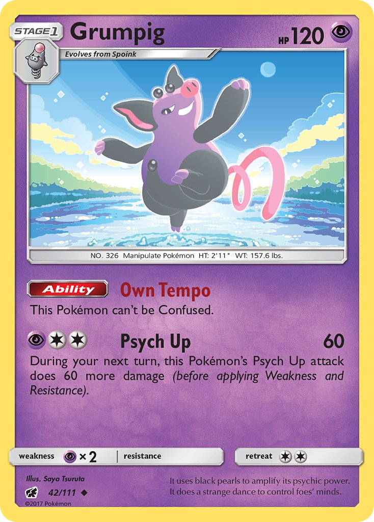 Grumpig - 42/111 - Crimson Invasion - Card Cavern