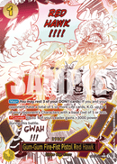 Gum-Gum Fire-Fist Pistol Red Hawk Alternate Art - OP11-114 R - A Fist of Divine Speed - Foil - Card Cavern