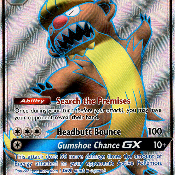 gumshoos pokemon card value Gumshoos GX Full Art - 145/149