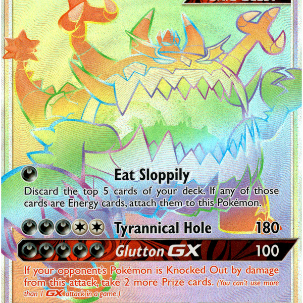 Guzzlord GX Hyper Rare - 116/111 - Crimson Invasion - Holo – Card