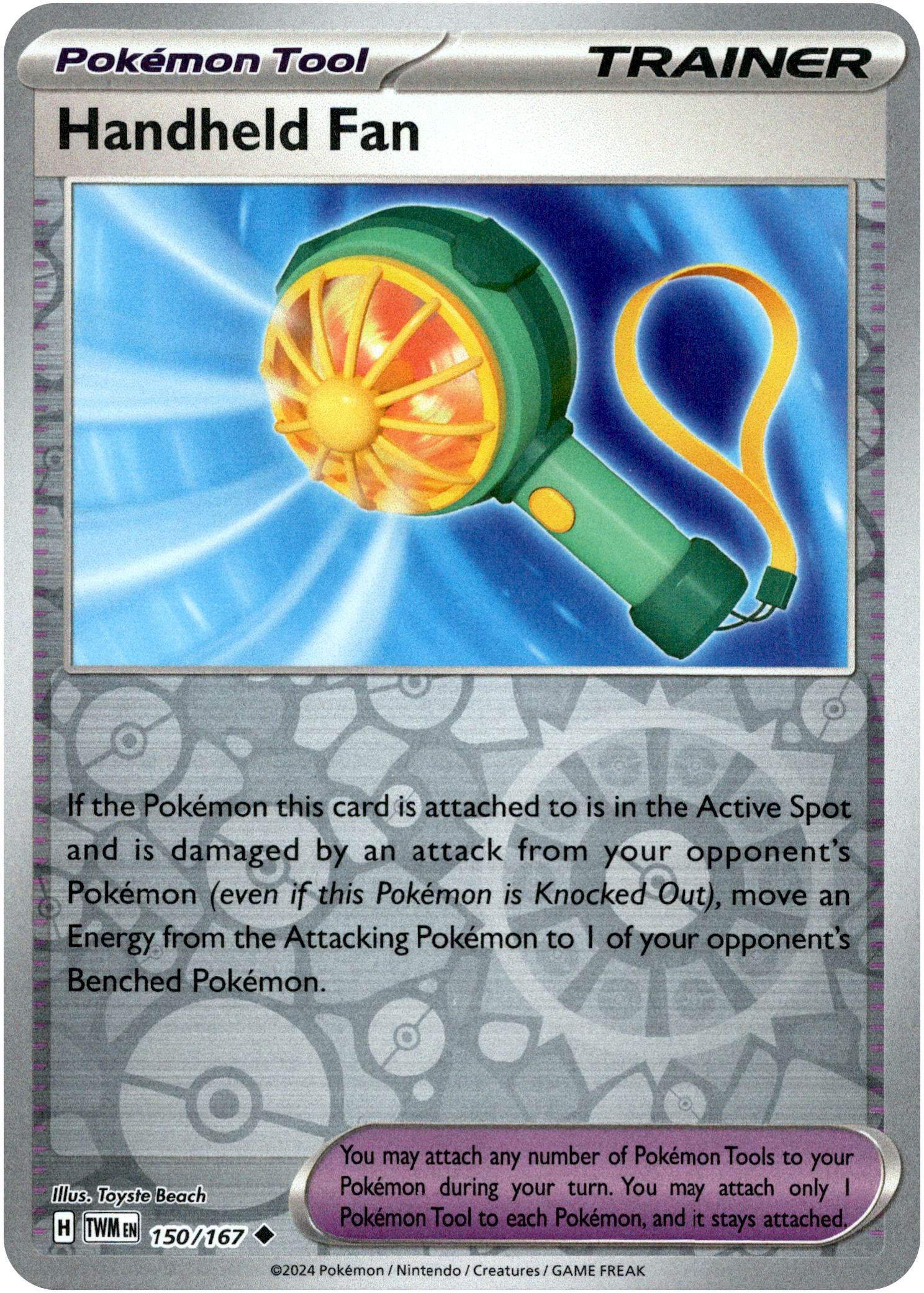 Handheld Fan - 150/167 - Twilight Masquerade - Reverse Holo - Card Cavern
