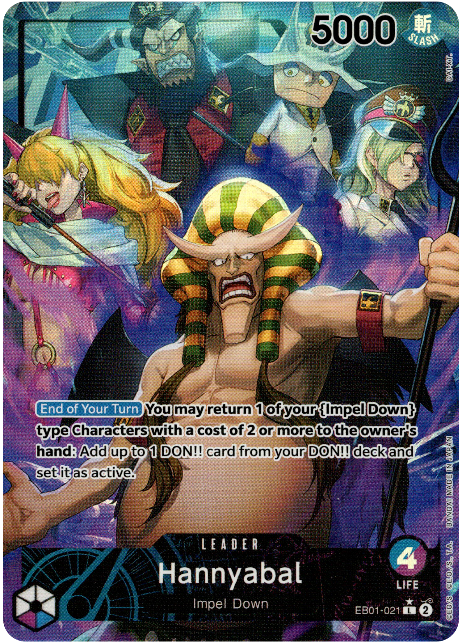 Hannyabal Alternate Art - EB01-021L - Memorial Collection - Foil - Card Cavern
