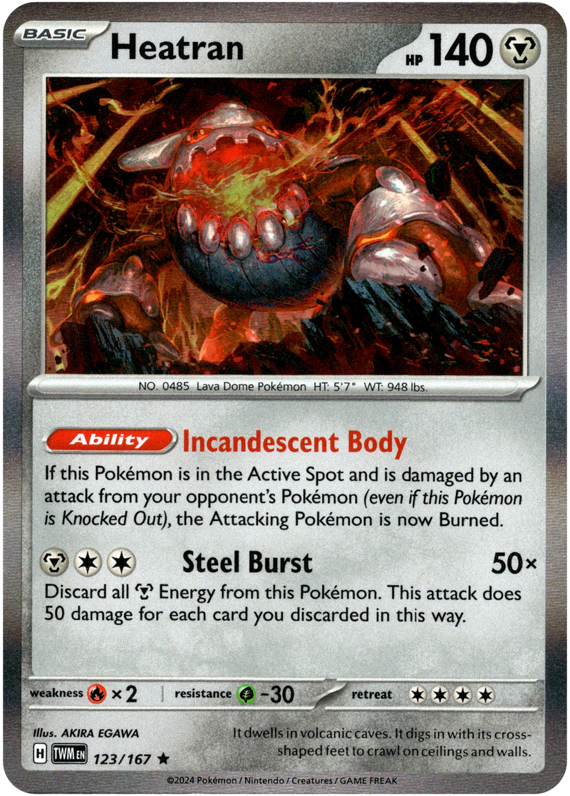 Heatran - 123/167 - Twilight Masquerade