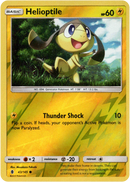 Helioptile - 43/145 - Guardians Rising - Reverse Holo - Card Cavern