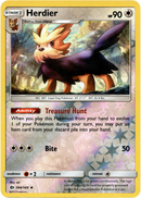 Herdier - 104/149 - Sun & Moon - Reverse Holo - Card Cavern