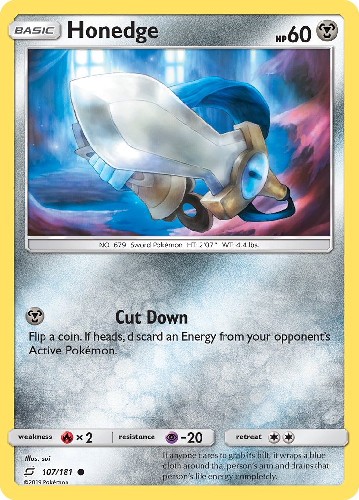 Honedge - 107/181 - Team Up - Card Cavern