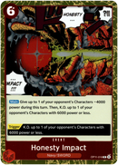 Honesty Impact - OP11-018 R - A Fist of Divine Speed - Foil - Card Cavern