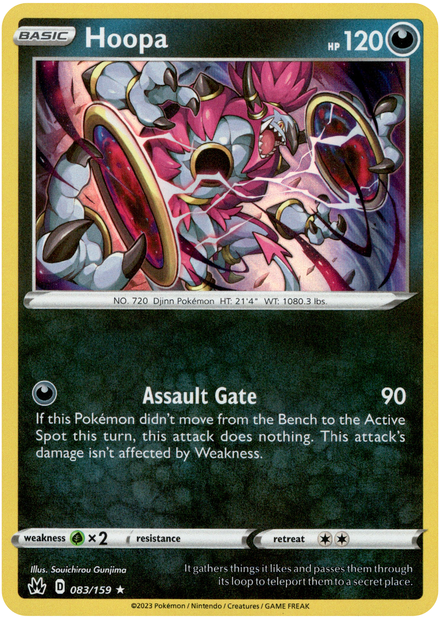 Hoopa - 083/159 - Crown Zenith - Holo - Card Cavern