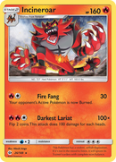 Incineroar - 26/149 - Sun & Moon - Card Cavern