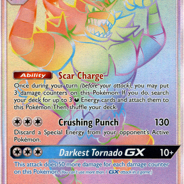 Incineroar GX Hyper Rare - 188/181 - Team Up