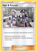 Ingo & Emmet - 144/181 - Team Up - Card Cavern