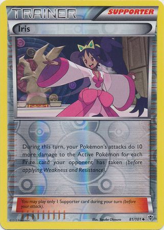 Iris - 81/101 - Plasma Blast - Reverse Holo - Card Cavern