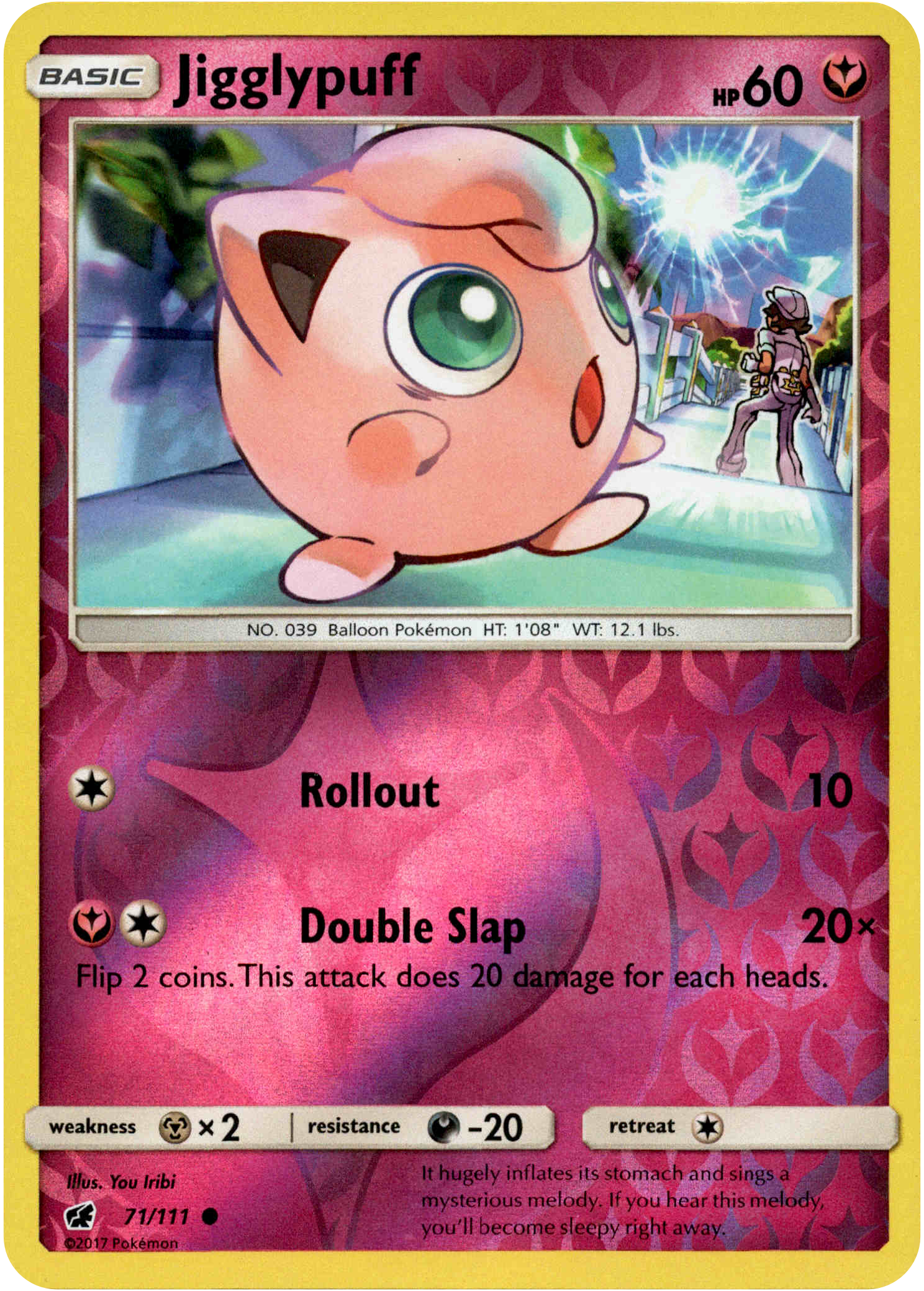 Jigglypuff - 71/111 - Crimson Invasion - Reverse Holo - Card Cavern