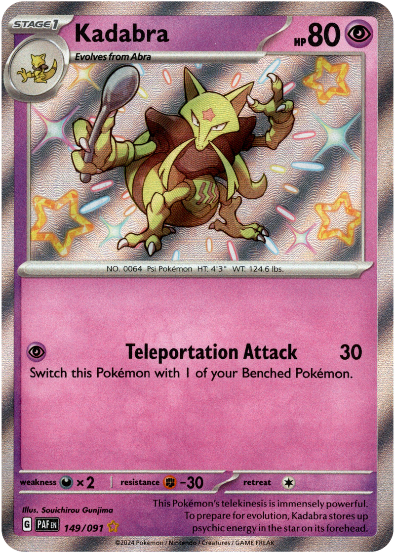 Kadabra - 149/091 - Paldean Fates