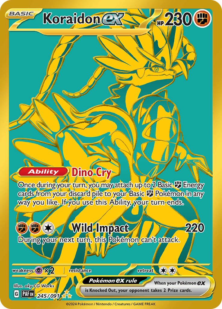 Koraidon ex - 245/091 - Paldean Fates - Holo - Card Cavern