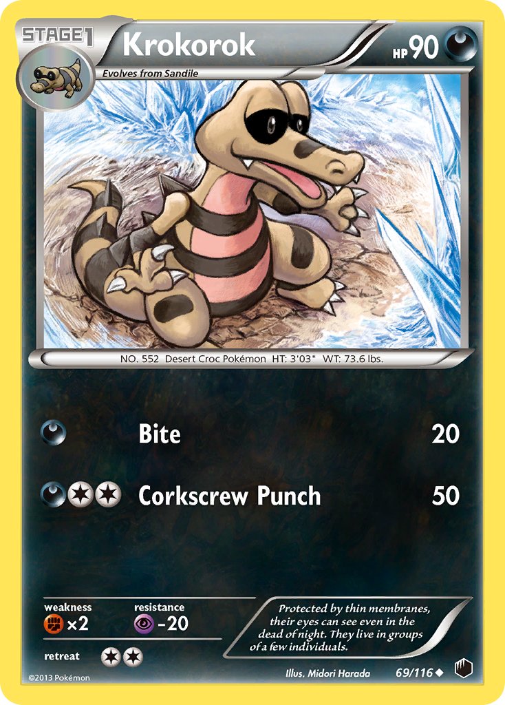 Krokorok - 69/116 - Plasma Freeze - Card Cavern