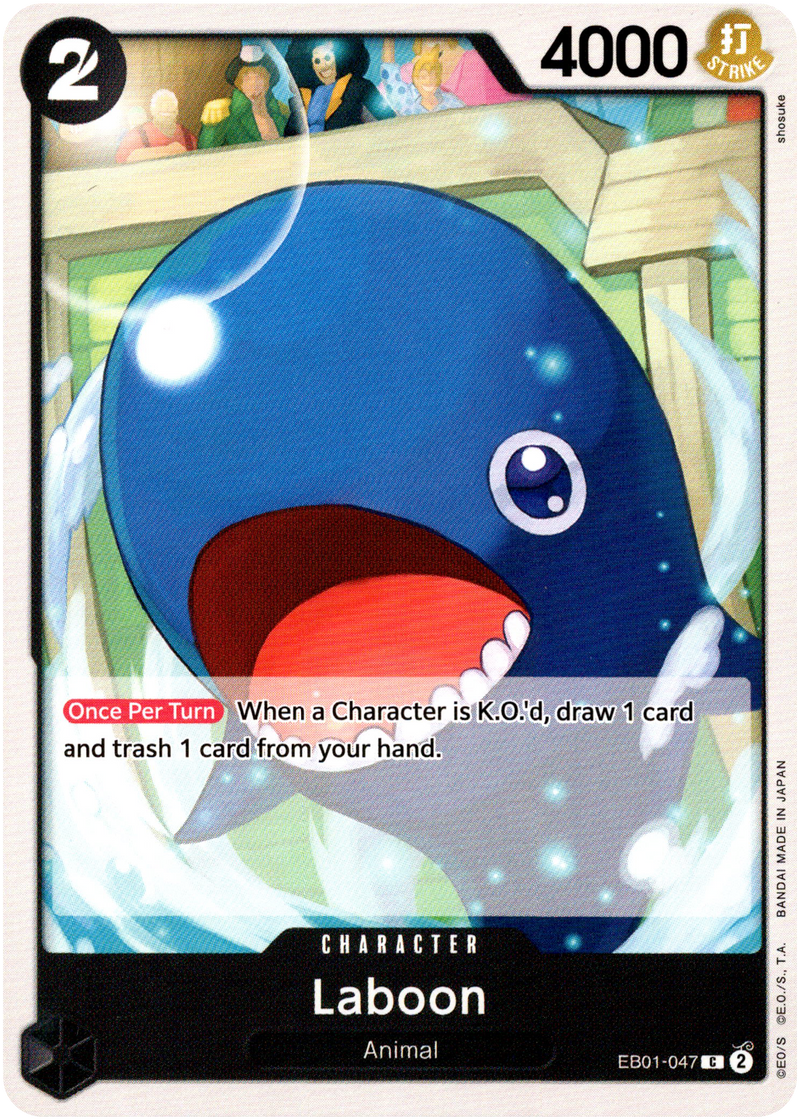 Laboon - EB01-047C - Memorial Collection Card Cavern Trading Cards, LLC Laboon - EB01-047C - Memorial Collection Card Cavern Trading Cards, LLC