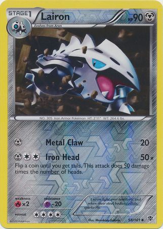 Lairon - 58/101 - Plasma Blast - Reverse Holo - Card Cavern