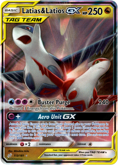 Latias & Latios GX - 113/181 - Team Up - Holo - Card Cavern