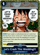 Let's Crash This Wedding!!! - OP11-060 R - A Fist of Divine Speed - Foil - Card Cavern