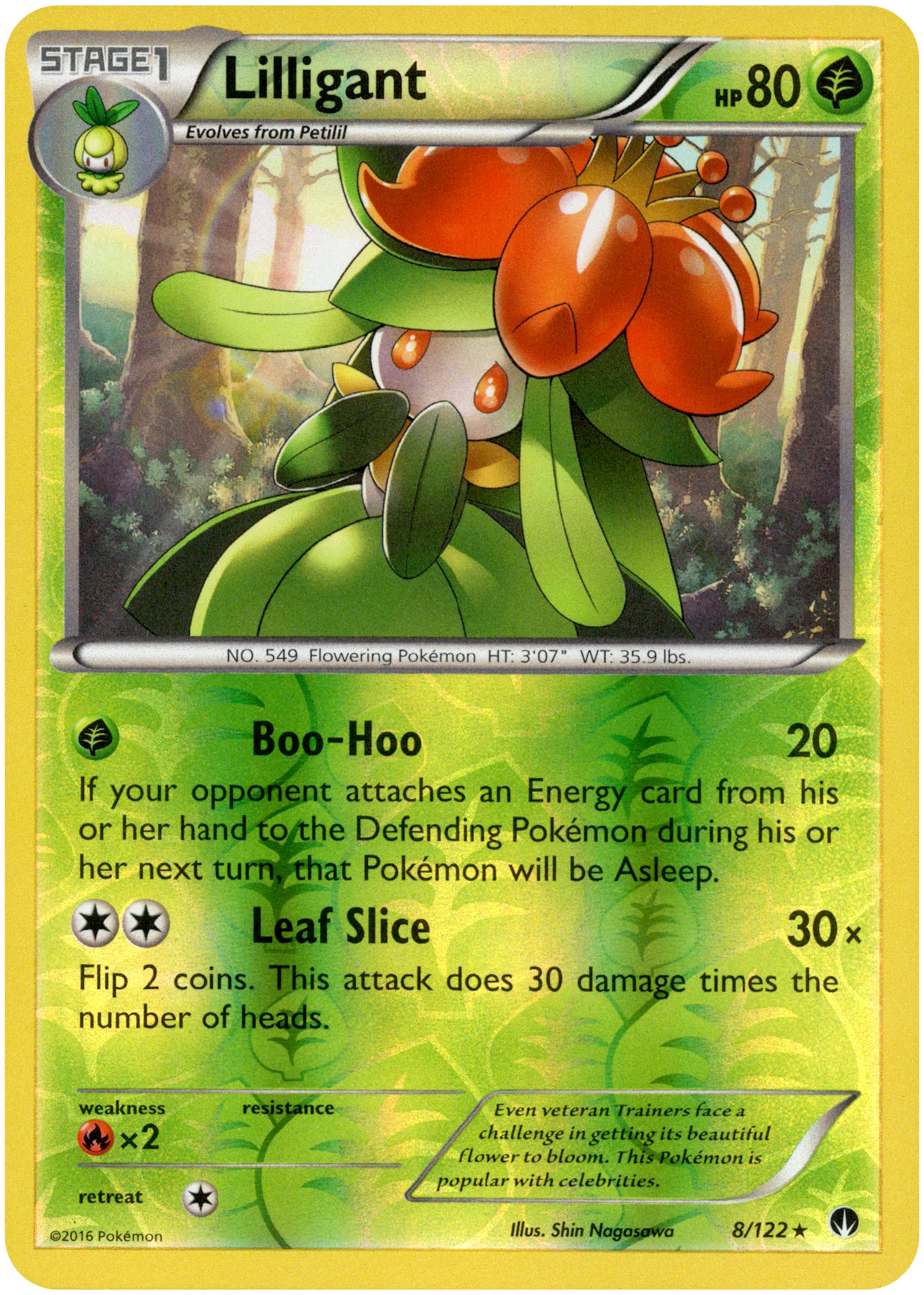 Lilligant - 8/122 - BREAKpoint - Reverse Holo - Card Cavern