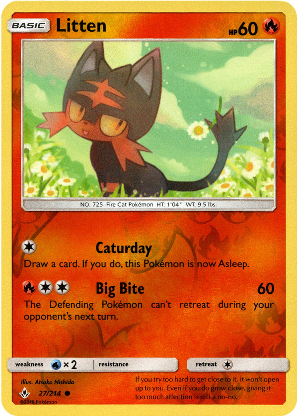 Litten - 27/214 - Unbroken Bonds
