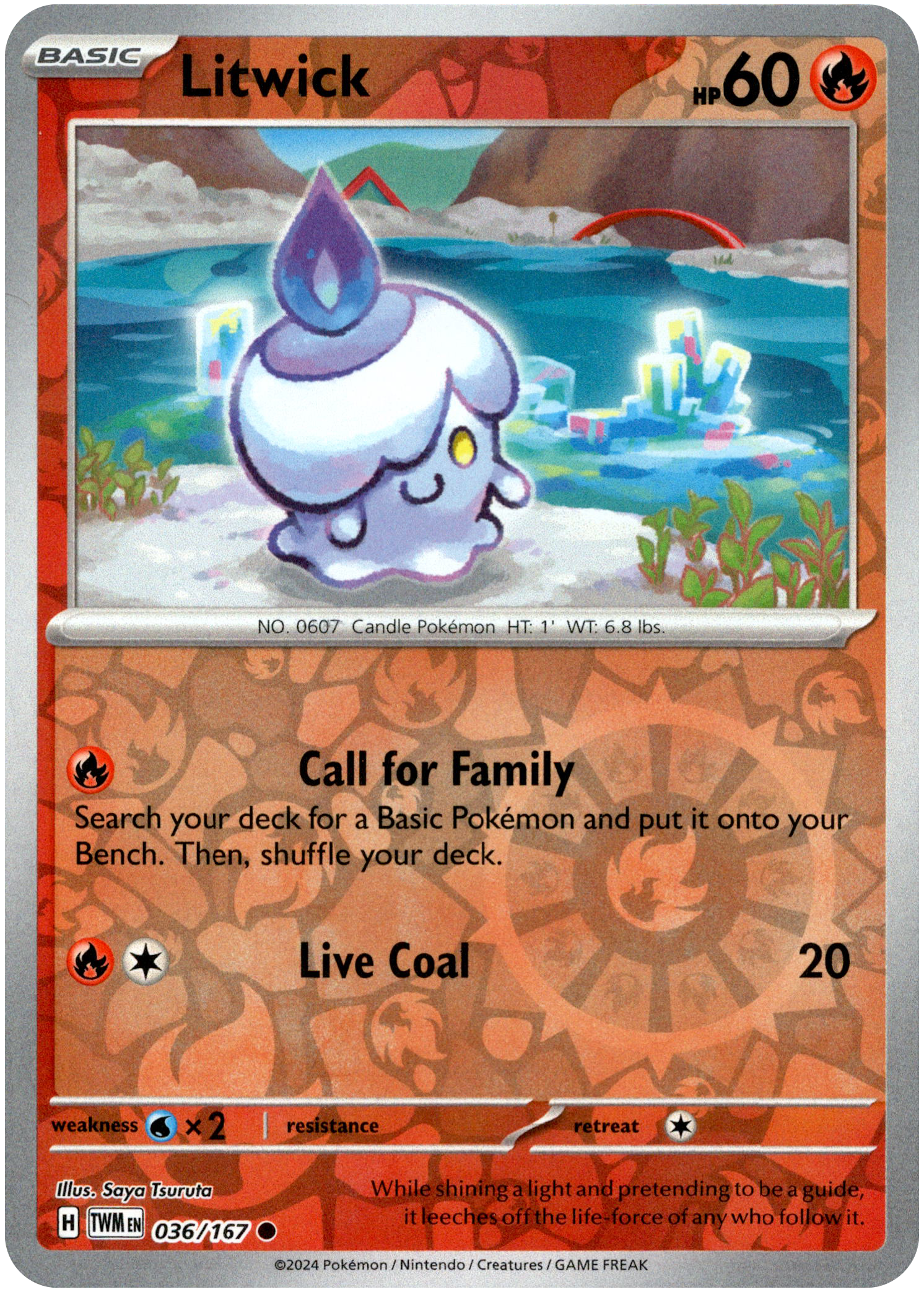 Litwick - 036/167 - Twilight Masquerade - Reverse Holo - Card Cavern
