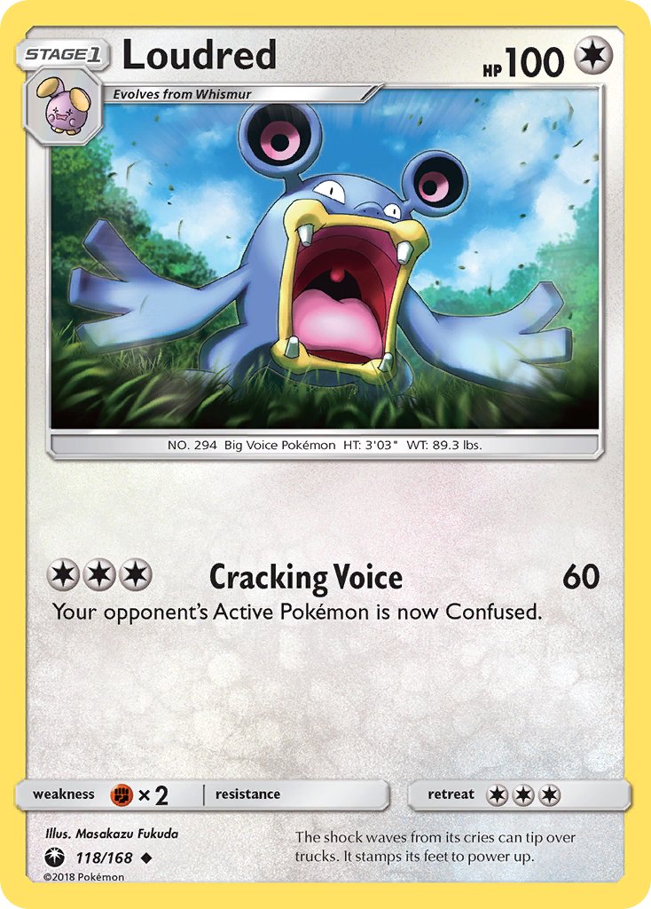Loudred - 118/168 - Celestial Storm - Card Cavern