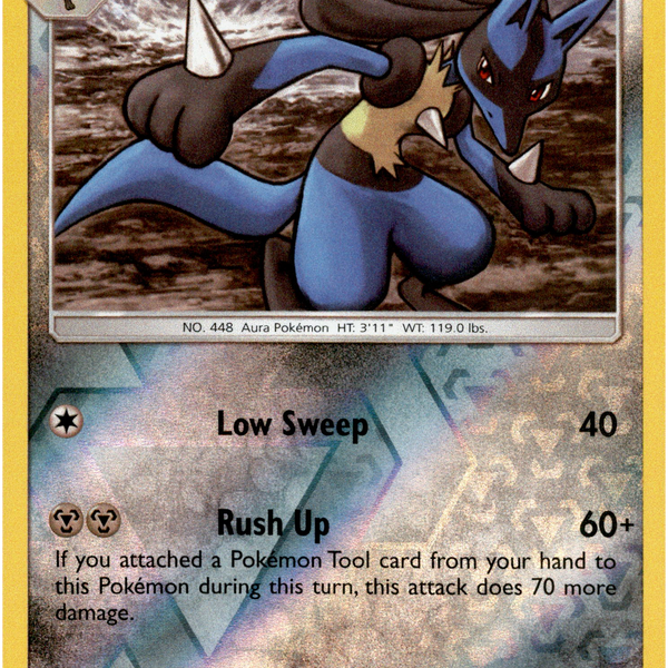 Lucario - 126/214 - Unbroken Bonds - Reverse Holo Card Cavern Trading Cards, LLC Lucario - 126/214 - Unbroken Bonds - Reverse Holo Card Cavern Trading Cards, LLC