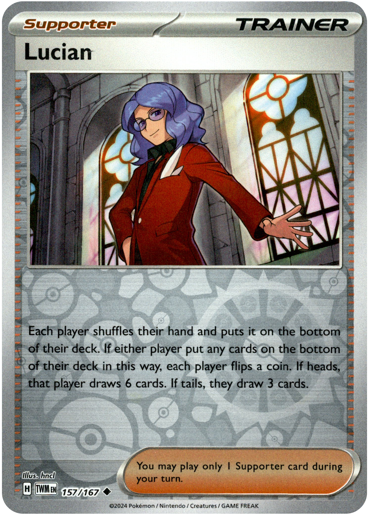 Lucian - 157/167 - Twilight Masquerade - Reverse Holo - Card Cavern
