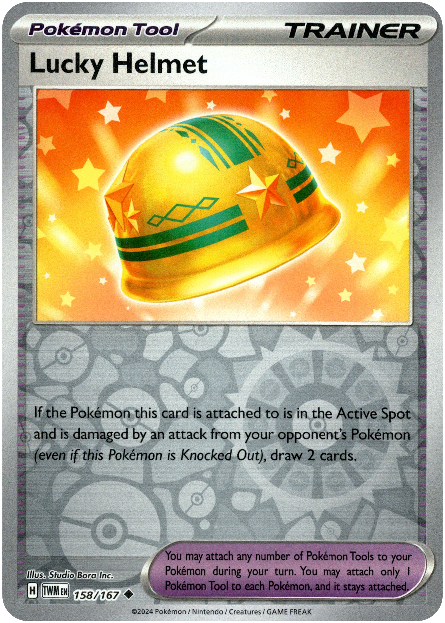 Lucky Helmet - 158/167 - Twilight Masquerade - Reverse Holo - Card Cavern