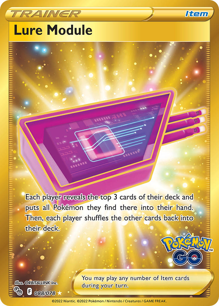 Lure Module Secret Rare - 088/078 - Pokemon Go - Holo - Card Cavern