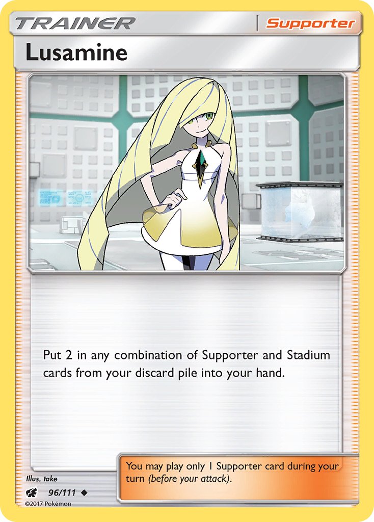 Lusamine - 96/111 - Crimson Invasion - Card Cavern