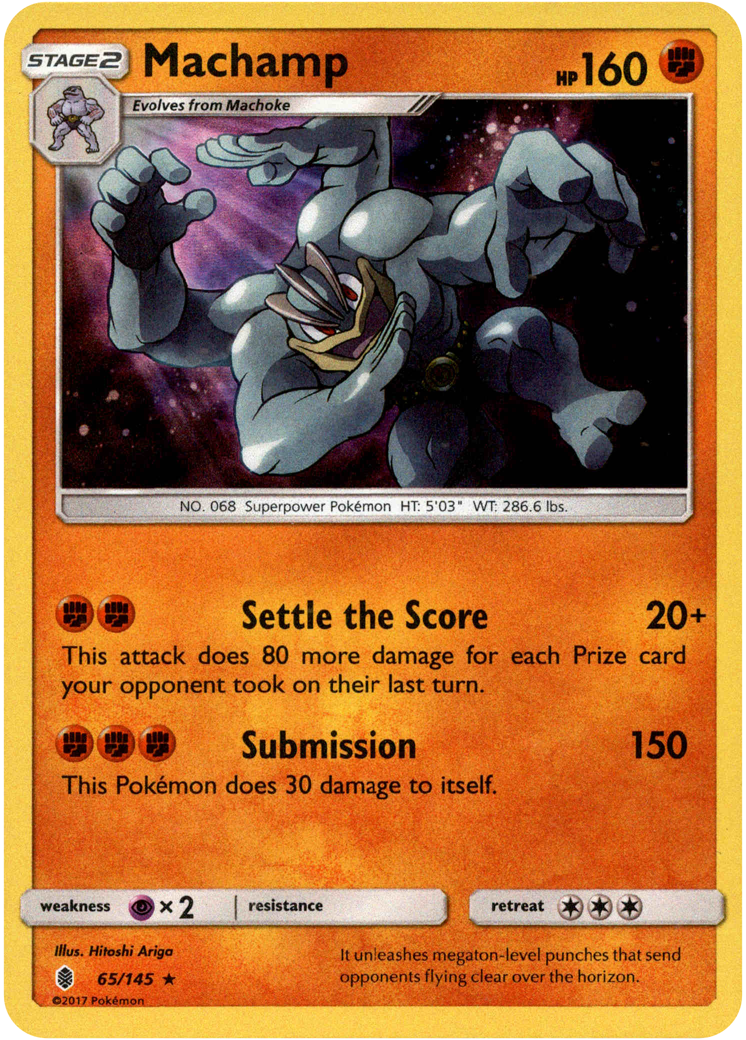 Machamp - 65/145 - Guardians Rising - Holo - Card Cavern