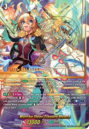 Marche Fleur, Lianorn Vivace - D-BT13/SEC05EN - Flight of Chakrabarthi - Card Cavern