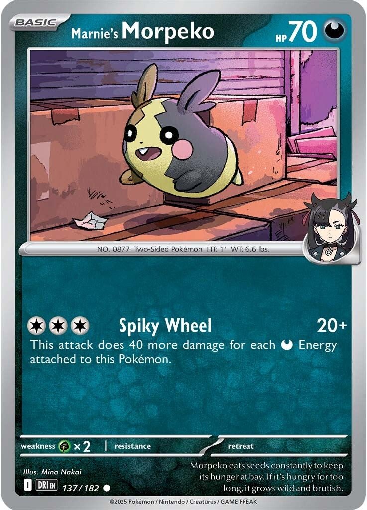 Marnie's Morpeko - 137/182 - Destined Rivals - Card Cavern