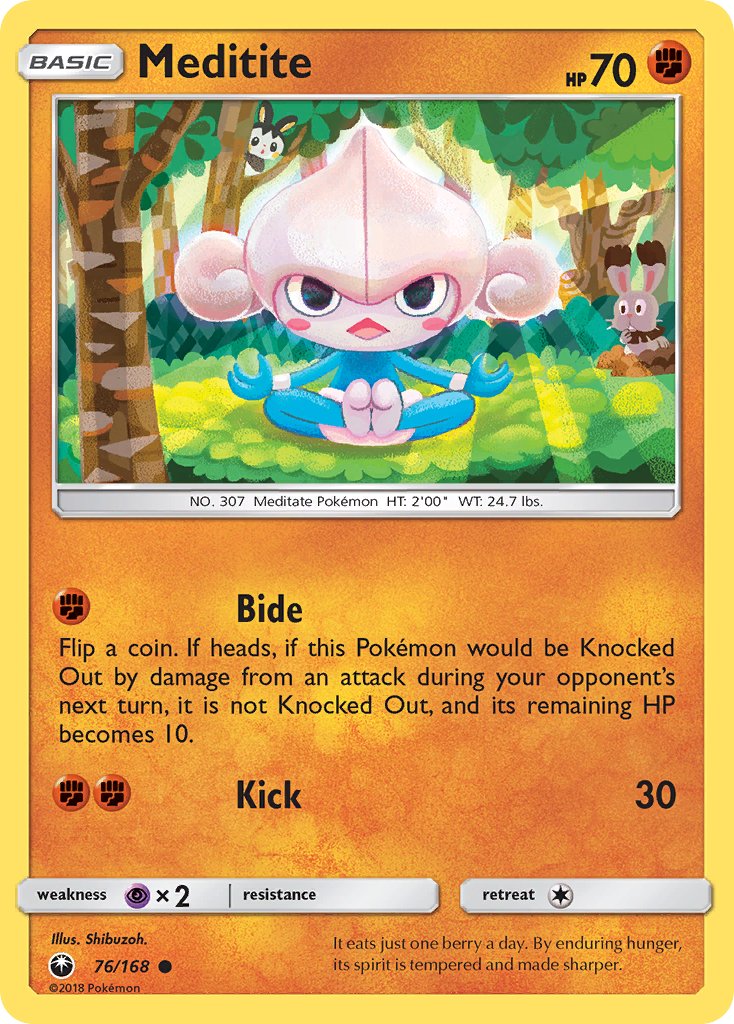 Meditite - 76/168 - Celestial Storm - Card Cavern
