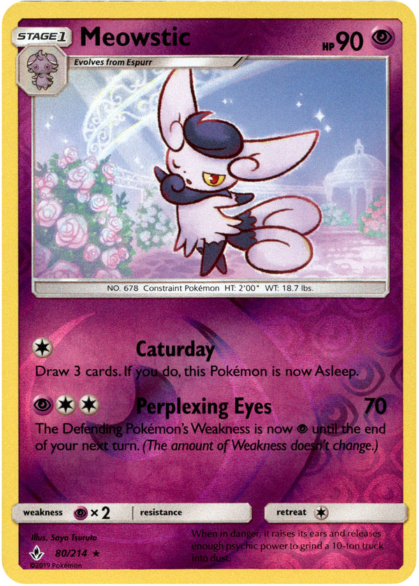 Meowstic - 80/214 - Unbroken Bonds