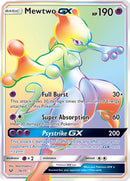 Mewtwo GX Hyper Rare - 76/73 - Shining Legends - Holo - Card Cavern
