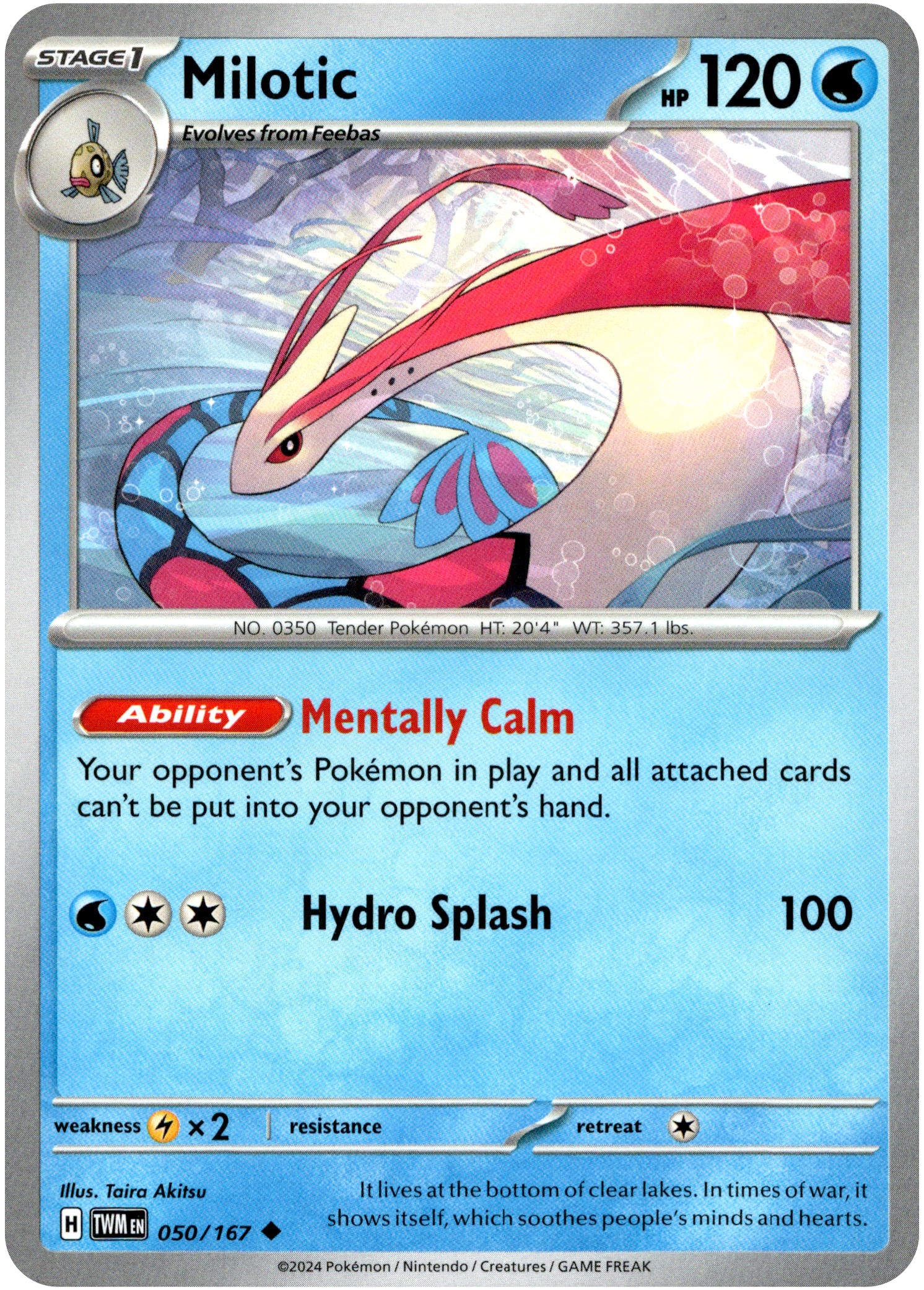 Milotic - 050/167 - Twilight Masquerade - Card Cavern