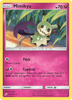 Mimikyu - 112/181 - Team Up - Card Cavern