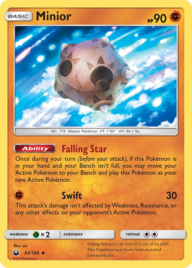 Minior - 83/168 - Celestial Storm - Card Cavern