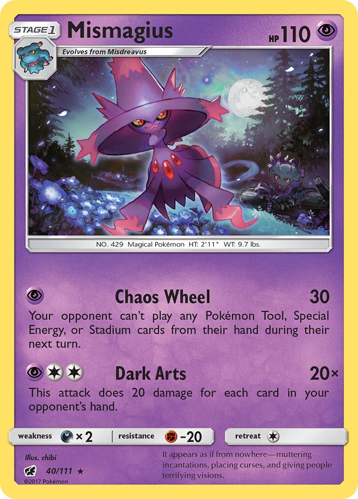 Mismagius - 40/111 - Crimson Invasion - Card Cavern