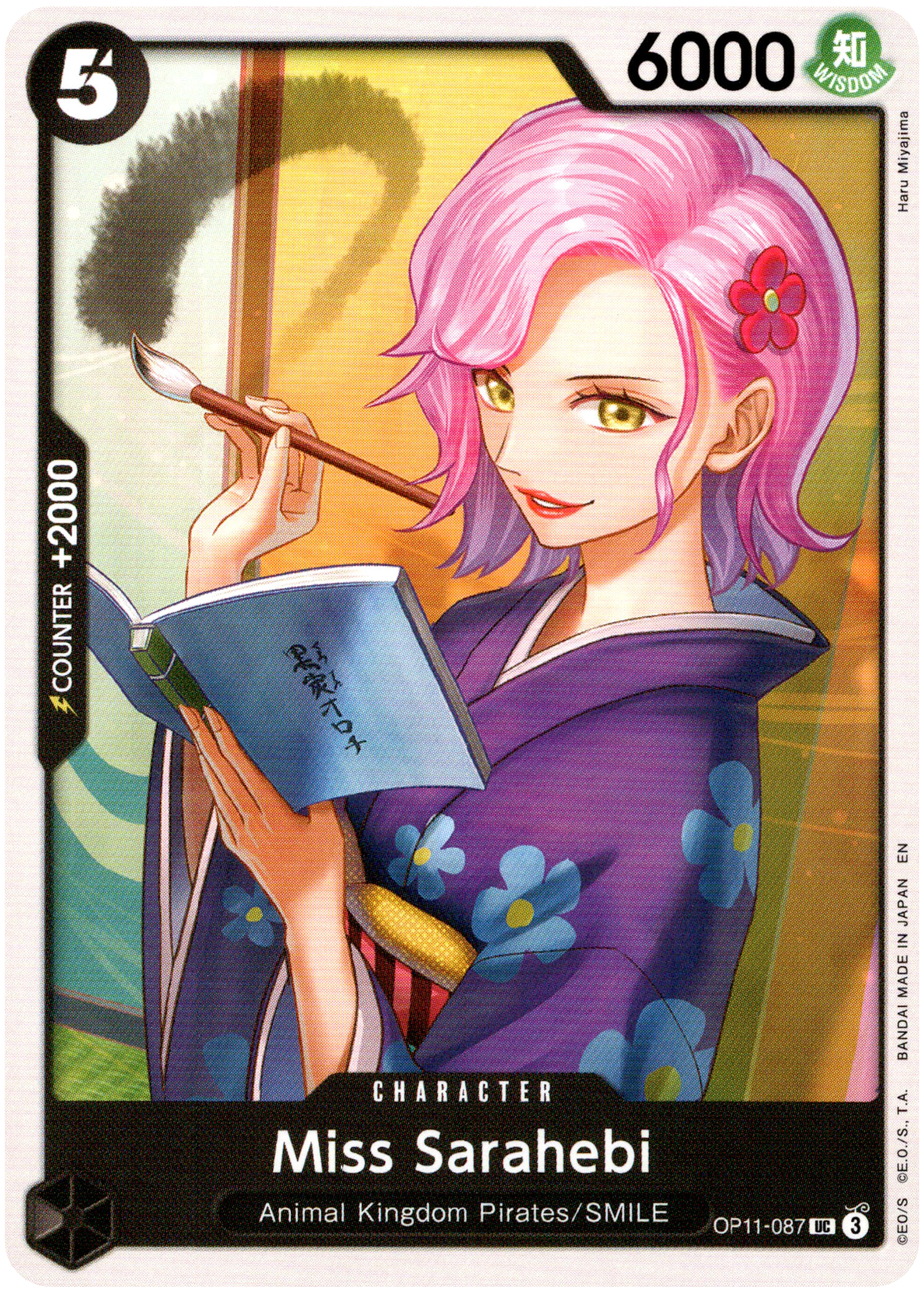 Miss Sarahebi - OP11-087 UC - A Fist of Divine Speed - Card Cavern