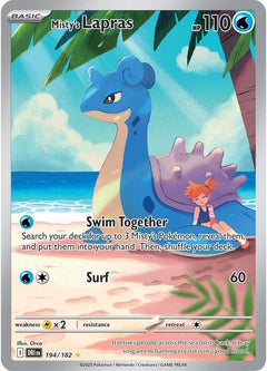 Misty's Lapras - 194/182 - Destined Rivals - Holo - Card Cavern