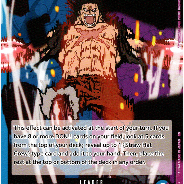 Monkey.D.Luffy - OP11-040 L - A Fist of Divine Speed – Card Cavern