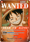 Monkey.D.Luffy (Wanted Poster) - ST01-012 SR - Pillars of Strength - Foil - Card Cavern
